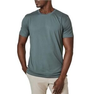 SOFT 7 Diamonds Core T Shirt Crew Neck Short Sleeve Solid Mint Green XL Mens